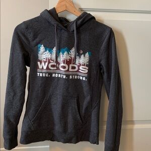 Gray Woods Graphic Hoodie XSmall